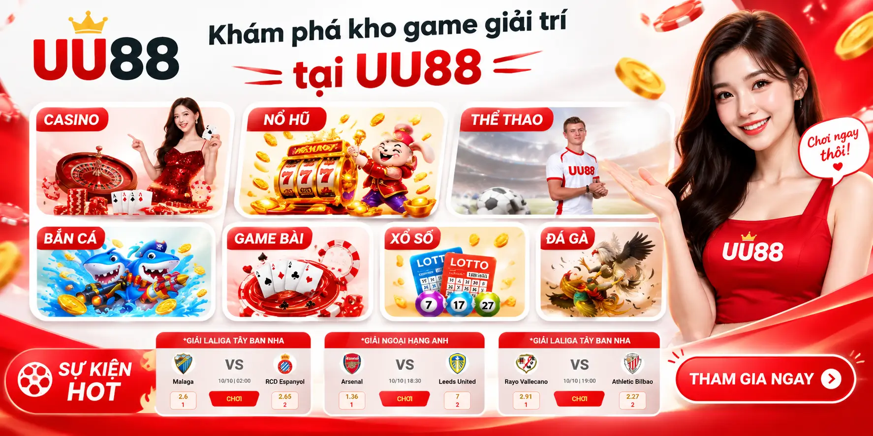 Khám phá kho game giải trí tại UU88
